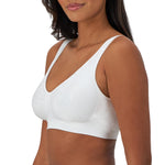 Bali womens Comfort Revolution Comfortflex Fit Wireless Df3484 Bra, White Aztec, Medium US