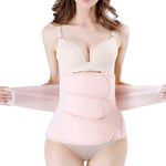 Gepoetry Postpartum Girdle C-Section Recovery Belt Back Support Belly Wrap Belly Band (Pink,Medium)