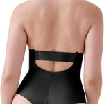 SPANXshape Suit Your Fancy Plunge Low-Back Thong Bodysuit - Comfortable One Piece - Medium Compression - Seamless