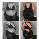 Lover-Beauty Tummy Tuck Compression Garment for Women Postpartum Faja Body Shaper Fajas Colombianas Moldeadoras Butt Lifting Shapewear Black XL