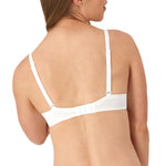 Maidenform womens One Fab Fit Modern Demi Lightly Padded Convertible Underwire T-shirt Dm7543 bras, White, 36C US