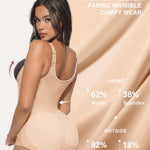 Lover-Beauty Compression Garments for Women Bodysuit Colombina Faja for Women Tummy Control Butt Lifting Shapewear Open Bust Body Shaper Beige M