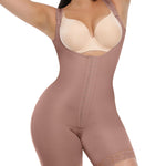 Lover-Beauty Fajas Colombianas Postpartum Shapewear for Women Tummy Control Body Shaper Butt Lifting Bodysuit Coffee Small