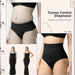 Ousmile Shapewear Tummy Control for Women High Waisted Body Shaper Underwear Seamless Briefs Panty Girdle