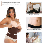 Lover-Beauty Waist Trainer for Women Corset Shapewear Tummy Control Waist Cincher Postpartum Girdle Body Shaper, Brown, M