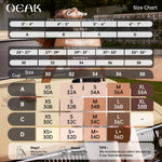OEAK Womens Strapless Bras Jelly Push Up Bandeau Bra Non Slip Wireless Supportive Padded Bras Seamless Comfortable Tube Bra Leopard Pink M