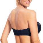 Dvpol Strapless Bra 38C Bras for Women Push up Clear Straps