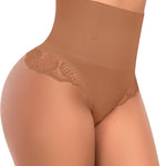 Werena Tummy Control Thong Shapewear for Women Seamless Shaping Underwear High Waist Body Shaper Panties Panty Girdle