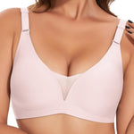Wireless Jelly Bras for Women No Underwire Lace Bra Comfortable Seamless Bra