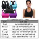 BAOMOSI Women's Seamless Racerback Sports Bra High Impact Support Yoga Gym Workout Fitness Black Blue Grey Purple Rose Red XL