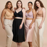 HSIA Bras for Women Minimizer Full Coverage Seamless Plus Size Longline Unlined Underwire Back Smoothing Bra, Dark Beige 38DD