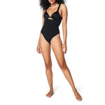 SPANXsculpt Seamless Power High-Waisted Thong - Women's Shapewear Lingerie - Seamless Thong - No Visible Panty Lines - Very Black - Medium