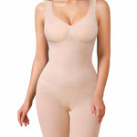 BRABIC Waist Trainer Shapewear Bodysuits for Women Tummy Control Seamless Full Low Back Faja Body Shaper Butt Lifter(Beige, XX-Large)