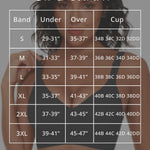 Gailife Women's Jelly Wireless Push Up Bras - Full Coverage Seamless T-Shirt Bra with Comfortable No Underwire Support, Black, L