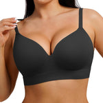FeelinGirl Wireless Supportive Bra for Women, Seamless Comfort Bralettes No Underwire Full Coverage Everyday Bras