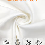 MANCYFIT Double Lace Half Slip for Women Under Dress Lace Slip Skirt Extenders Satin Under Skirt Liner White XX-Large