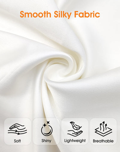MANCYFIT Double Lace Half Slip for Women Under Dress Lace Slip Skirt Extenders Satin Under Skirt Liner White XX-Large