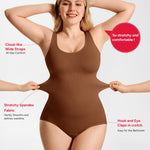 Nebility Bodysuit Shapewear for Women Tummy Control Body Shaper Faja Waist Trainer Seamless Body Suit Going Out Tops