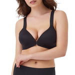 SPANX SPANXsmooth Bra-Llelujah! Lightly Lined Wireless Bra - Full Coverage Comfort Bra - Everyday T-Shirt Bra - Front Closure Bra - Very Black 36C
