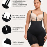 Lover-Beauty Women's Tummy Control Shapewear Bodysuit Seamless Butt Lifting Shorts Strapless Faja Body Shaper, Black, 3XL/4XL