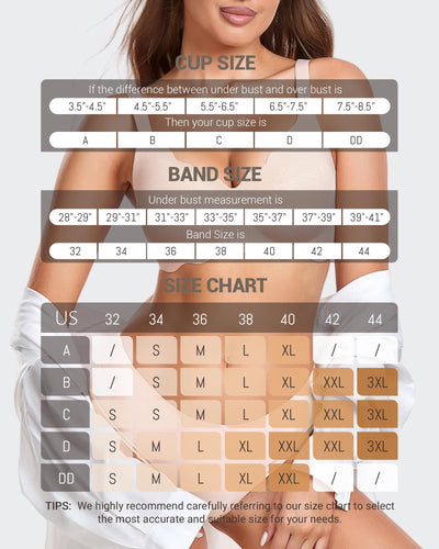 Gailife Scalloped Jelly Bras for Women No Underwire Wireless Seamless Push Up Bralettes Soft Comfort Everyday Tshirt Bra -PK,L Pink