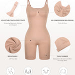 Lover-Beauty Shapewear Bodysuit Tummy Control Butt Lifter Body Shaper for Women Dark Beige XL/XXL