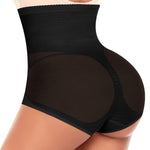 Werena Tummy Control Shapewear Panties for Women High Waist Cincher Shaping Underwear Body Shaper Girdle (#13 Black-7,S)