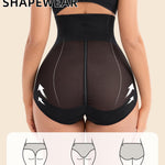 ORLAROY Shapewear Tummy Control Underwear for Women High Waisted Shaping Panties Butt Lifting Faja Compression Body Shaper M Black