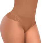 Werena Tummy Control Thong Shapewear for Women Seamless Shaping Underwear High Waist Body Shaper Panties Panty Girdle