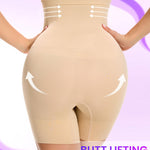 SIMIYA Shapewear Tummy Control Shorts for Women, 5-IN-1 Body Shaper High Waisted Girdle Boyshort Slip Short for Under Dresses Nude