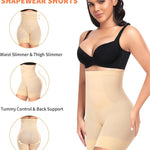 Womens Shapewear Shorts Tummy Control Body Shaper Thigh Slimmer Slip Shorts for Under Dress Shapewear Underwear