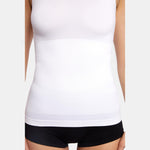 Skinnygirl Women's Scoop Neck Seamless Shaping Camisole, 3-Pack (US, Alpha, Large, Regular, Regular, Black/White/Black)