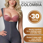 Sonryse Shapewear for women Fajas Colombianas Moldeadoras | Stage 2 Faja Tummy Control Shapewear after Tummy Tuck and Liposuction Black Ash Medium