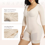 YIANNA Fajas Colombianas Moldeadoras Postpartum Shapewear for Women Tummy Control Arm Compression Full Body Shaper,YA7522-Beige-XL