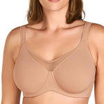 HSIA Minimizer Bras for Women Plus Size, Full Coverage Coolcomfort T Shirt Unlined Bra with Underwire for Heavy Breast, Blush 38DDD