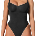 Tummy Control Shapewear Bodysuit for Women, Seamless Body Shaper Thong, Brief or Mid-Thigh Faja, Sculpting Slimming Bodysuits