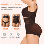 CYDREAM Shapewear for Women Tummy Control Panties High Waisted Butt Lifting Panties Faja Body Shaper (Chocolate Brown, 3X-Large)