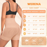 Werena Shapewear for Women Tummy Control Shaping Shorts High Waist Body Shaper Panties Underwear Slip Shorts Under Dresses (#1 Latte,Small)