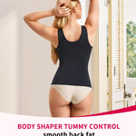 Gotoly Women's Waist Cincher Tummy Control Shapewear Compression Vest Invisible Body Shaper Black