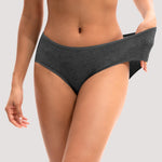 INNERSY Womens Underwear Cotton Hipster Panties Regular & Plus Size 6-Pack(Medium,Dark Vintage)