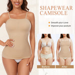 Ellareese Strapless Shapewear Tank Tops Tube Tops for Women Cami Shaper Tummy Control Slimming Camisoles Compression