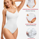 Nebility Bodysuits for Women Tummy Control Body Suits Seamless Shapewear V Neck Body Shaper