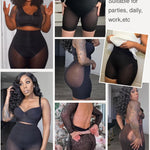 Lover-Beauty Low Back Tummy Control Shapewear Butt Lifting Shorts Seamless Thigh Slimmer Panties Underwear Brown Medium