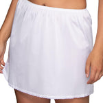 Vanity Fair Womens Anti-static Nylon For Under Dresses Half Slip, 18" Length - White, Medium US