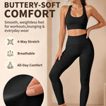 Laite Hebe Leggings for Women - High Waisted Full Length Buttery Soft Yoga Pants for Workout Athletic Daily