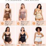 CYDREAM Shapewear for Women Tummy Control Panties High Waisted Butt Lifting Panties Faja Body Shaper (Purple Brown, X-Large)
