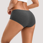 INNERSY Womens Underwear Cotton Hipster Panties Regular & Plus Size 6-Pack(Medium,Dark Vintage)