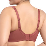 HSIA Bras for Women Minimizer Full Coverage, Plus Size T Shirt Unlined Underwire Smooth Bra, Seamless Cups Joan Ultimate Soft