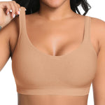 Wireless Sewn in Padded Bras for Women Comfortable Full Coverage Bralettes No Underwire Everyday Tshirt Bra