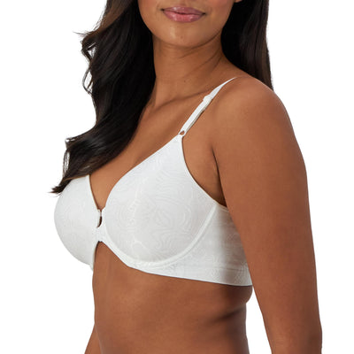 Bali Women's Comfort Revolution Front-Close Shaping Underwire Bra, White,38C